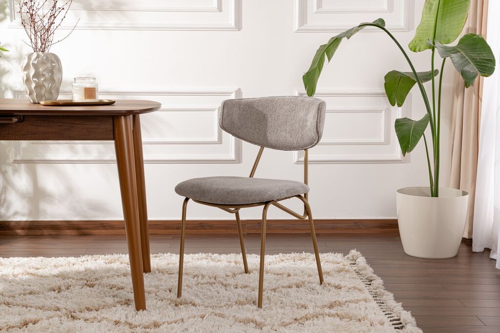 Hanah Home Set trpezarijskih stolica Nancy , 2 komada,  Siva