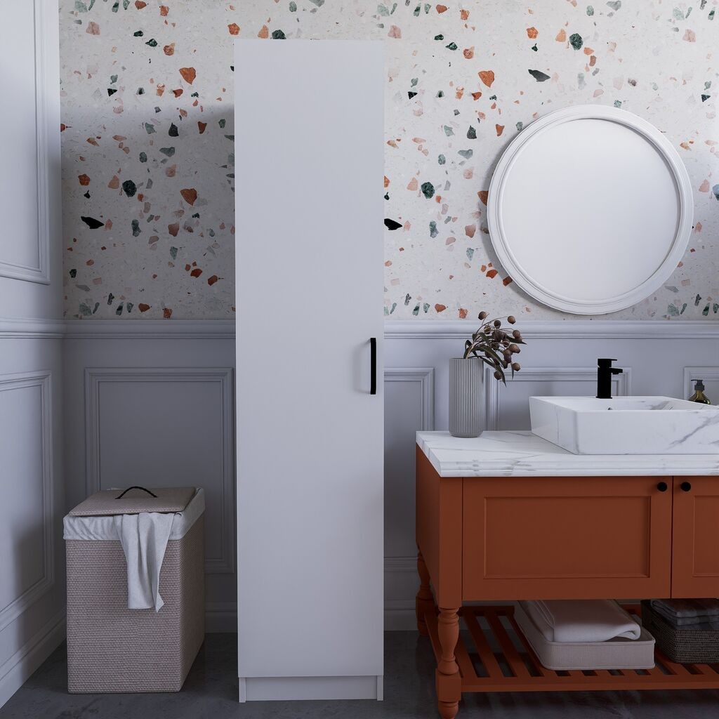 Hanah Home Ormar Yaman, 40x182x47 cm, Bijela