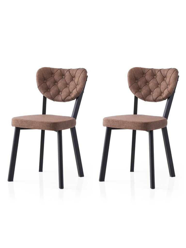 Hanah Home Set trpezarijskih stolica  Enzo 815 V2, 2 komada,  Smeđa