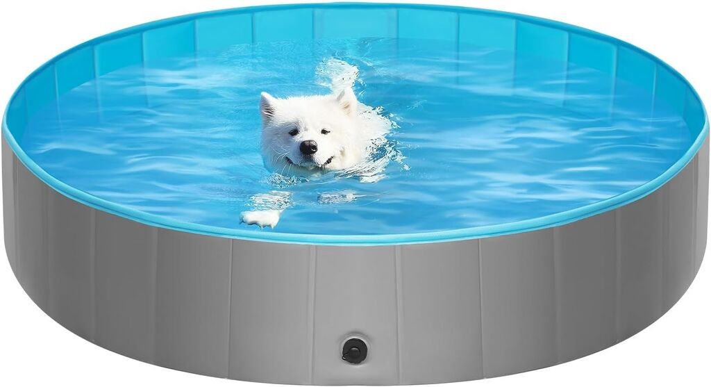 bxl Bazen za pse 80x20cm, Sivi