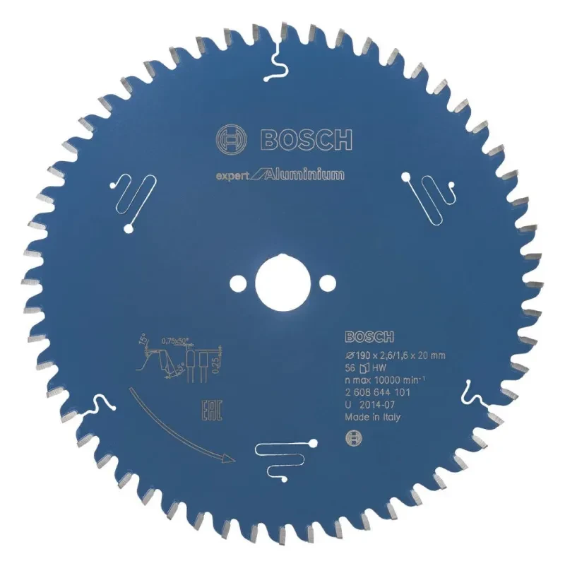 Bosch List kružne pile 56Z Expert for Aluminium, 190x20x2.6/1.6mm