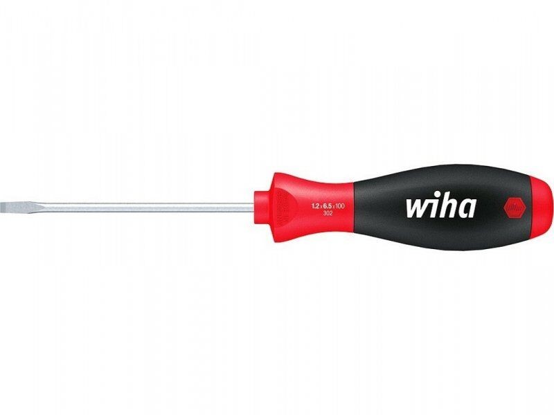 Wiha Ravni odvijač Softfinish, 3.0x80mm, Crno-crveni