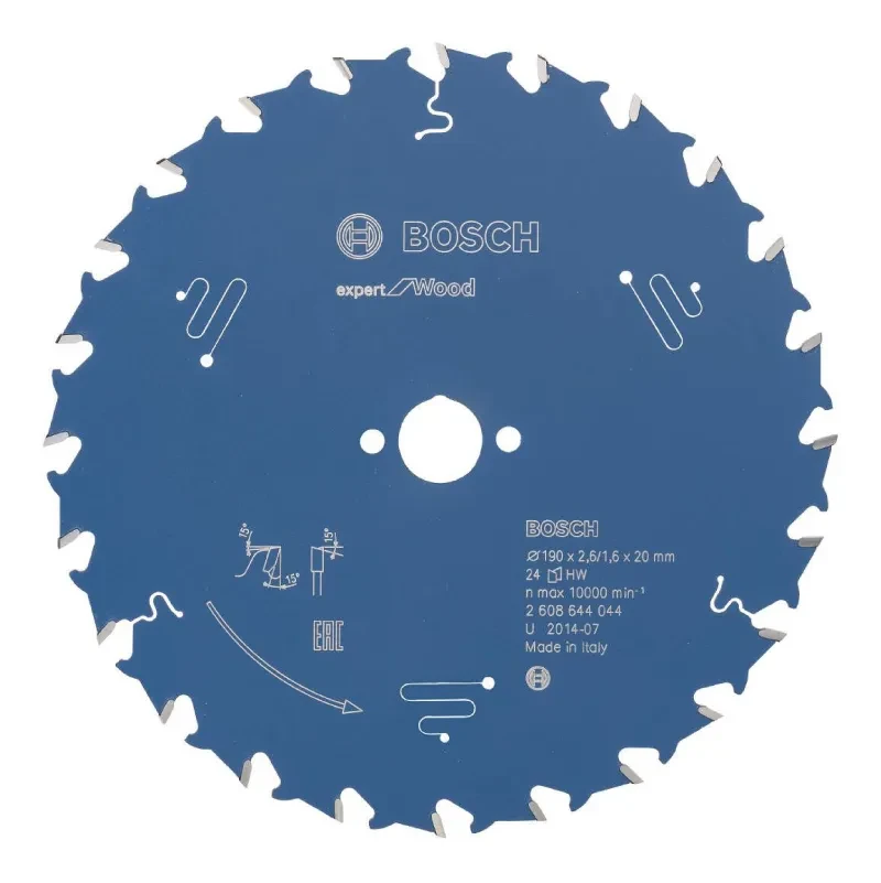 Bosch List kružne pile 24Z Expert for Wood, 190x20x2.6/1.6mm