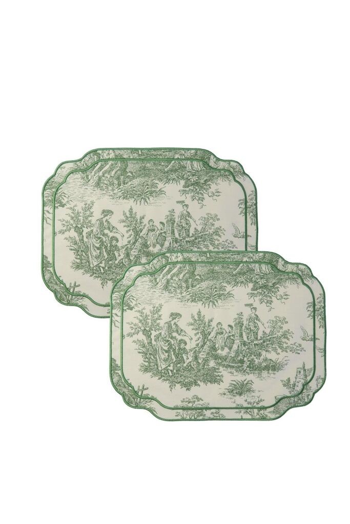 Aberto Design set podmetača za trpezariju BST052, 2 dijela, zelena