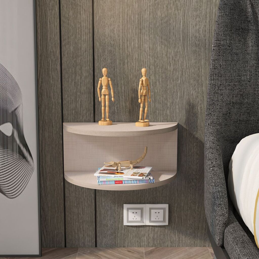 Hanah Home Noćni ormarić Bella, 45x19,6x23,8 cm, Bež