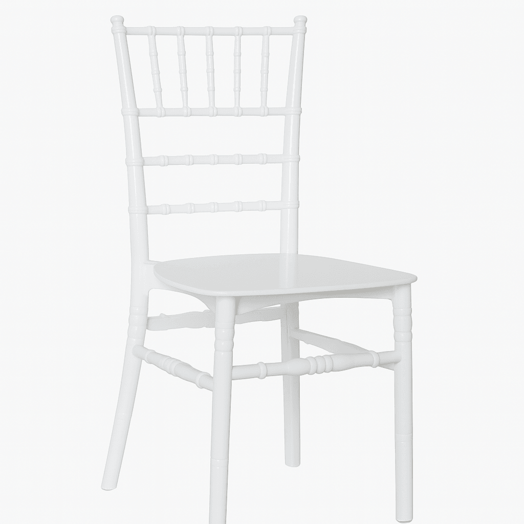 Giga Trpezarijska stolica Tiffany, Bijela