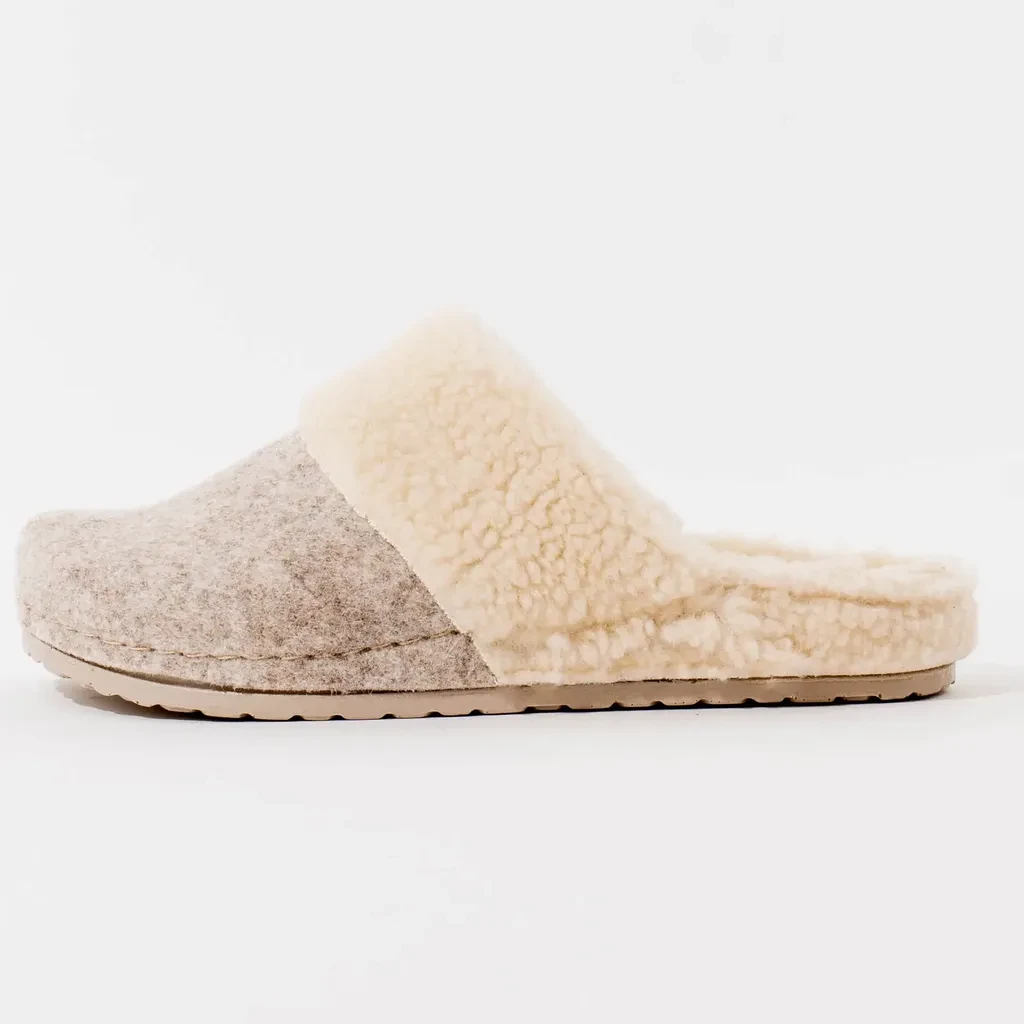 Vesna Obuća Ženske sobne papuče, Mia, Bijele-bež
