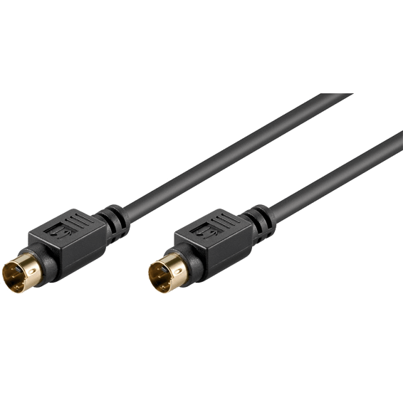 MKC Kabl S-VHS, 5 m, Crni