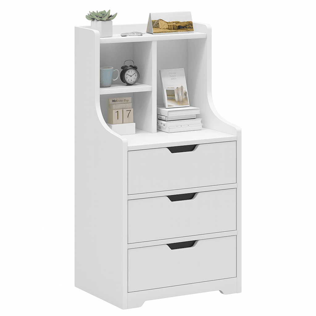 Giga.ba Noćni ormarić Horizon, Bijeli