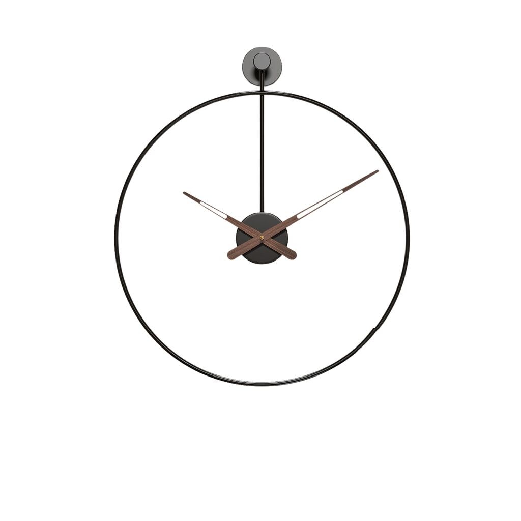 GIGA Tempo dekorativni zidni sat 60 cm crni