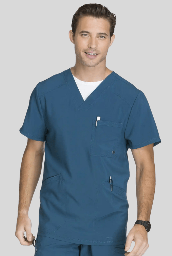 Koi Muška medicinska bluza, Petrolej, Cherokee Infinity, Teget