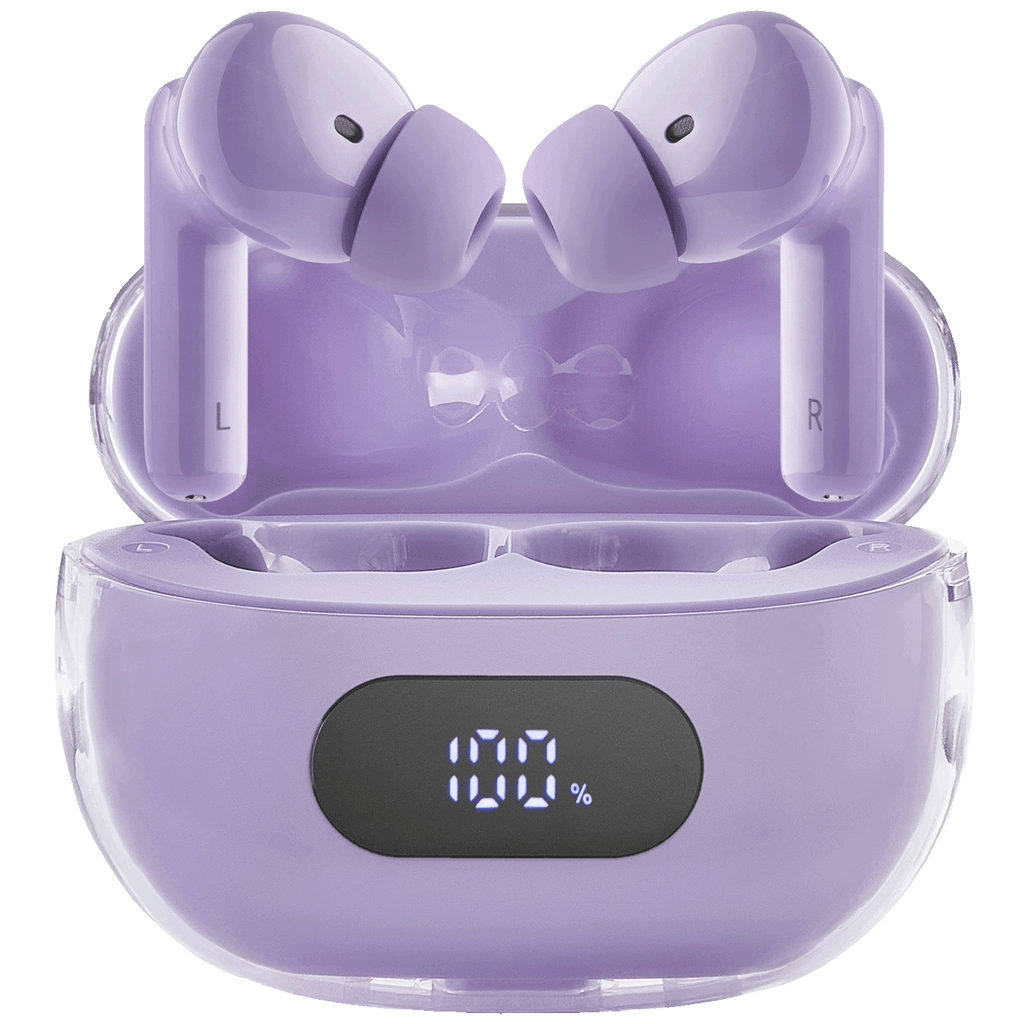 Intenso Slušalice bežične sa kutijicom za punjenje, ANC, Bluetooth, Buds Plus T310AE, Ljubičaste