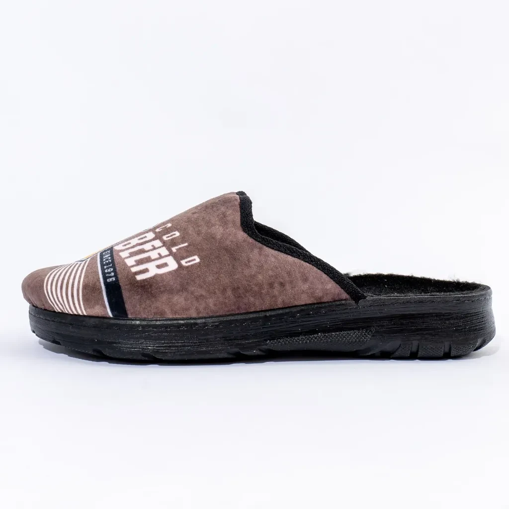 Vesna Obuća Muške sobne papuče, Beer, Smeđe-crne