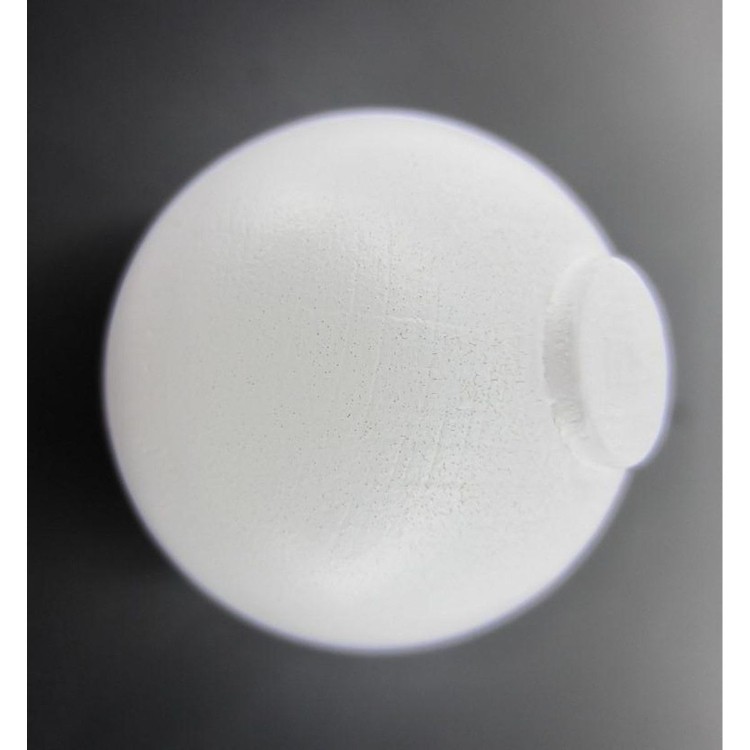 LUANCE Završne okrugle zavjese Bijele