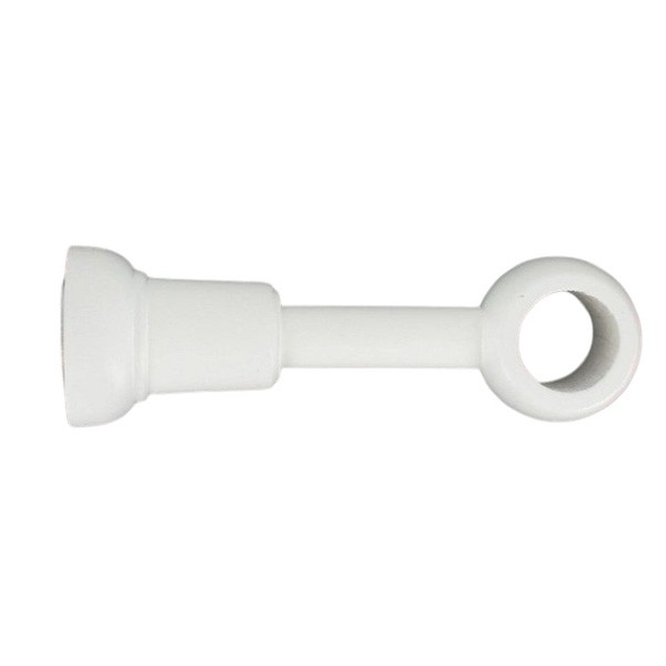 LUANCE Drveni nosač za zavjesu 1/1 Bijela