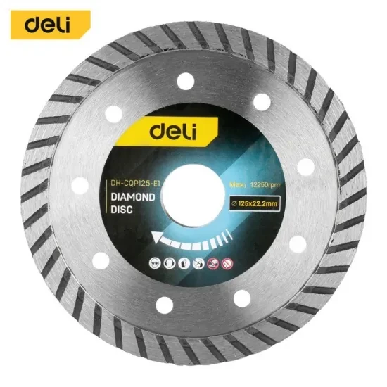 DELI Dijamantska rezna ploča Turbo 125m