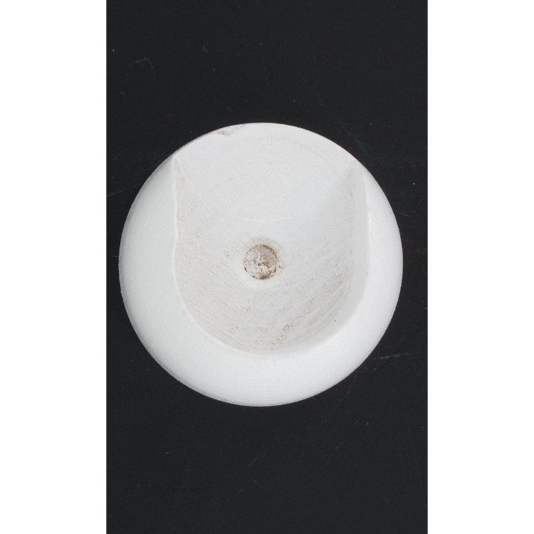 LUANCE Zidni drveni nosač 2/1 Bijeli