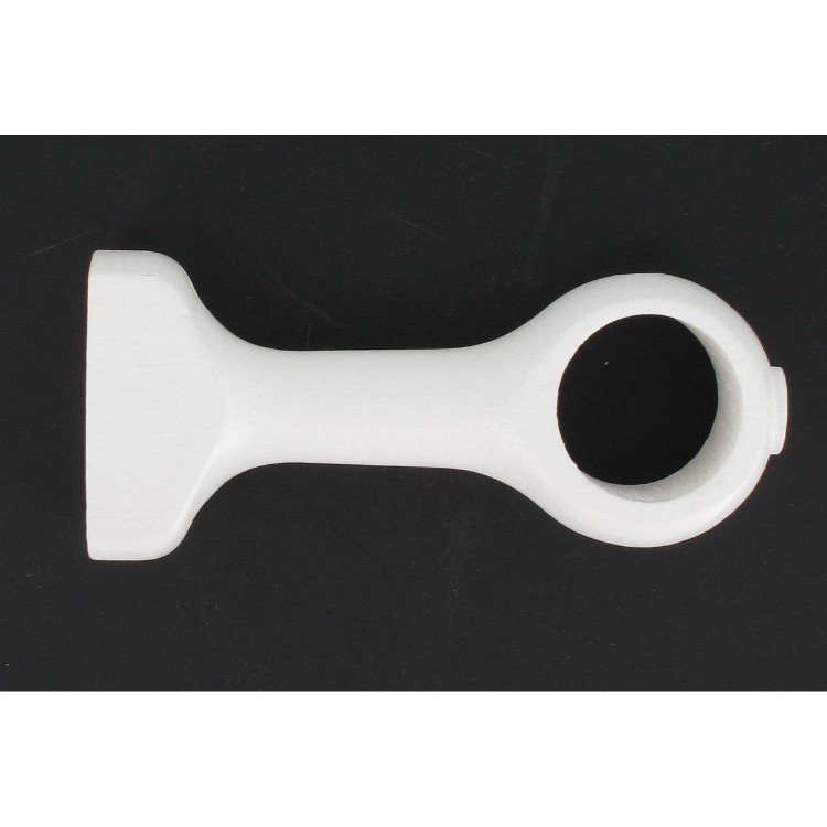 LUANCE Drveni nosač za zavjese 2/1 Bijela