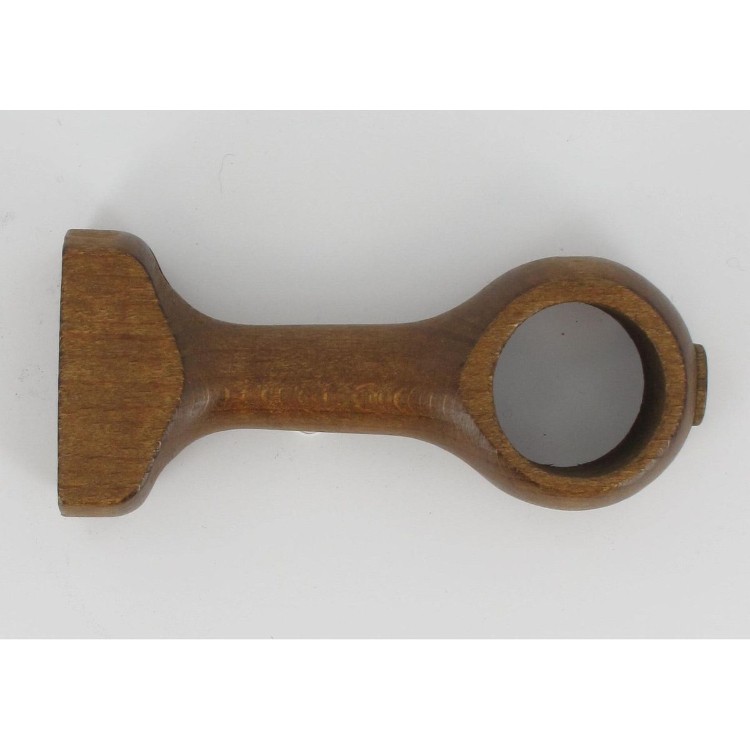 LUANCE Drveni nosač za zavjese 2/1 Hrast