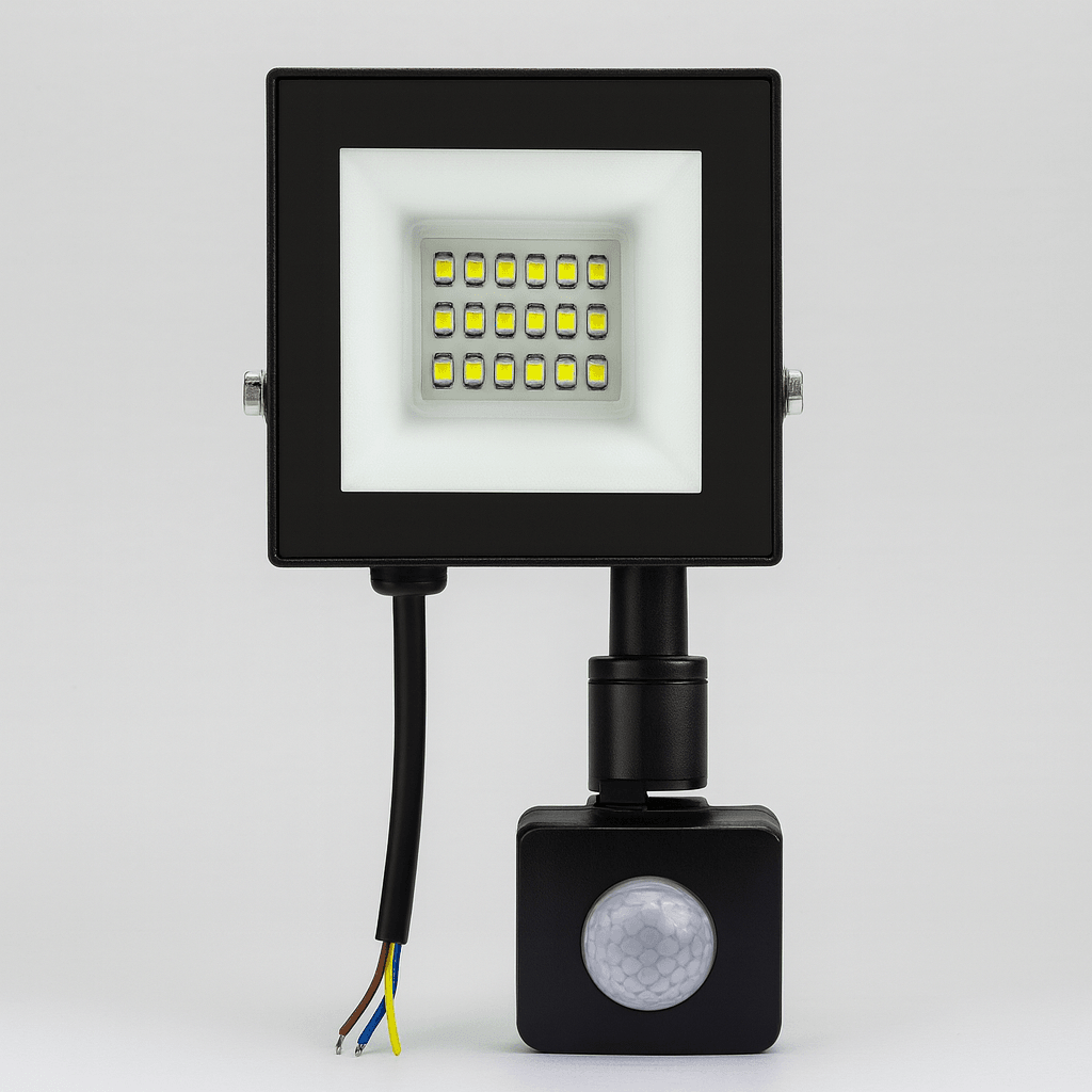 Giga Led Reflektor sa senzorom, 20W, Crni