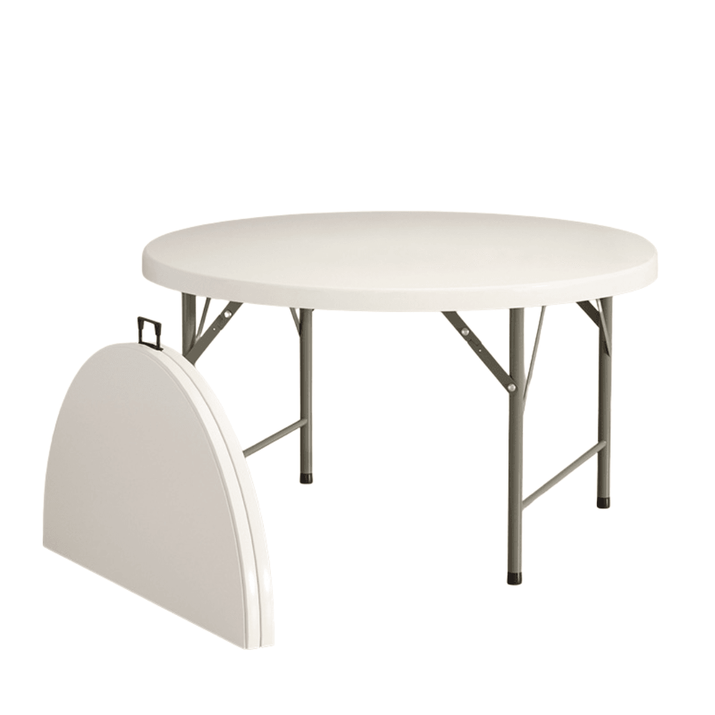 Giga Sklopivi trpezarijski stol Zentra Event, Pvc, 122cm, Bijeli