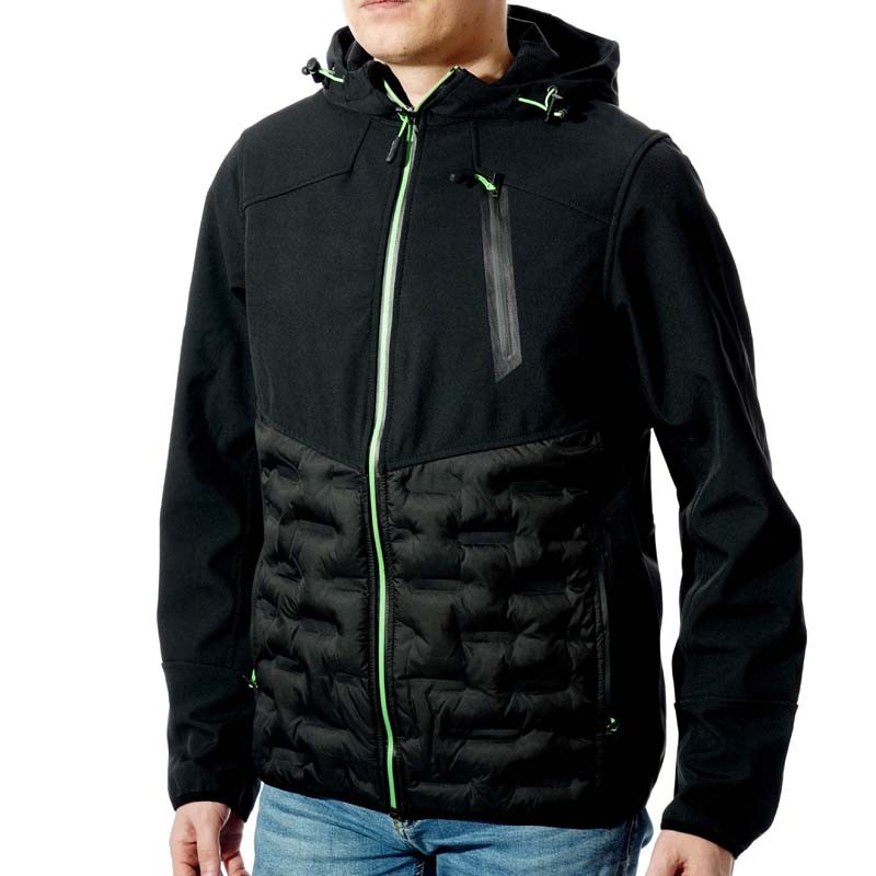 Copperminer Muška jakna Wind, Crna