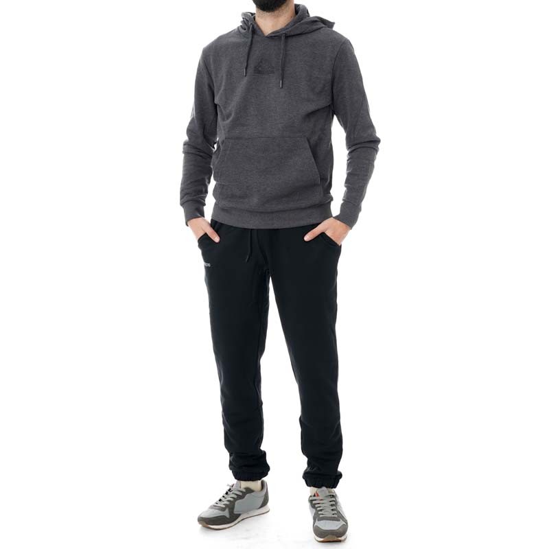 KAPPA komplet trenerke za muškarce Fillo, tamno sivo-crna