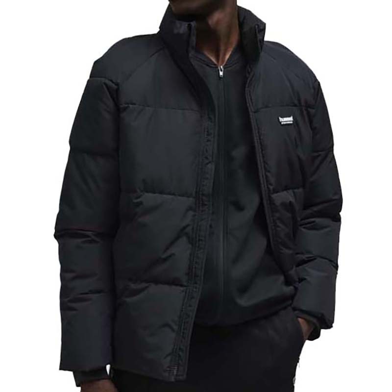 HUMMEL Muška jakna Hmlpuff jakna kratka sportska odjeća, crna