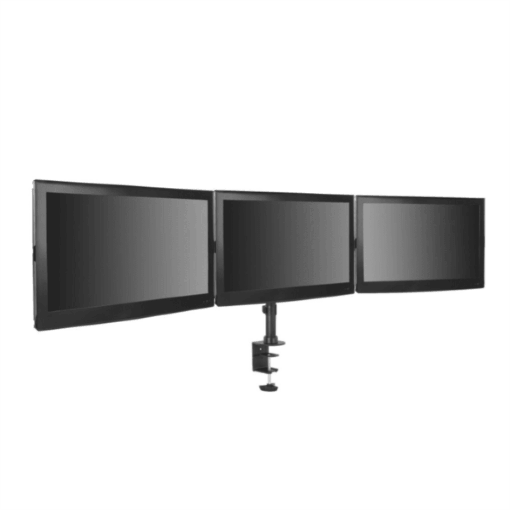 Vonhaus Mount za tri monitora do 27', Crni