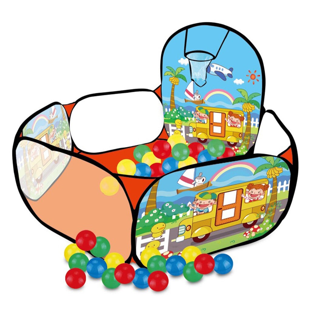 Igraonica Kućica s lopticama, Crveno-plava