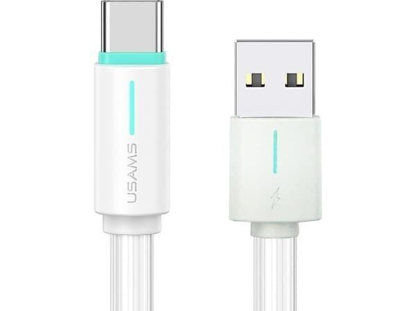 Usams Charging & Data kabl SJ732 YR Series, Type-C, 3A, 1 m, Bijeli