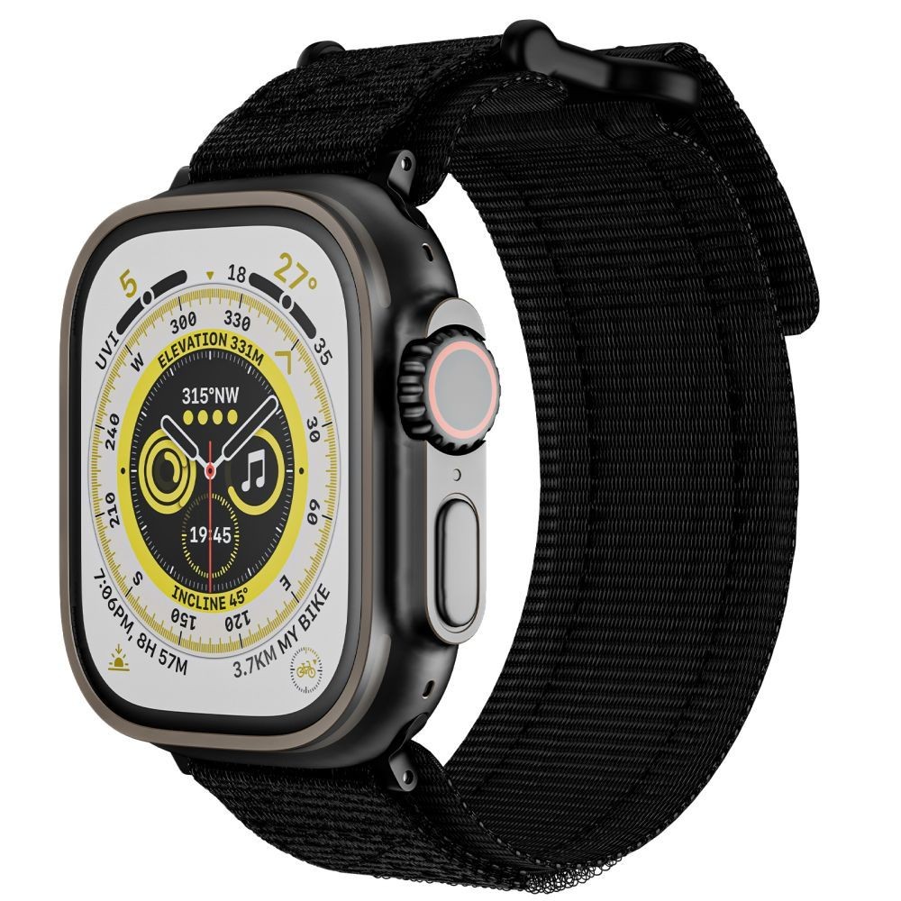 Tech Protect Narukvica za Apple Watch Scout, 4/5/6/7/8/9, 42/44/45/49 mm, Crna