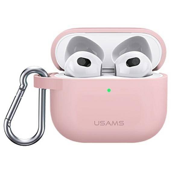 Usams Silikonska zaštita za AirPods 3 BH741, Roza