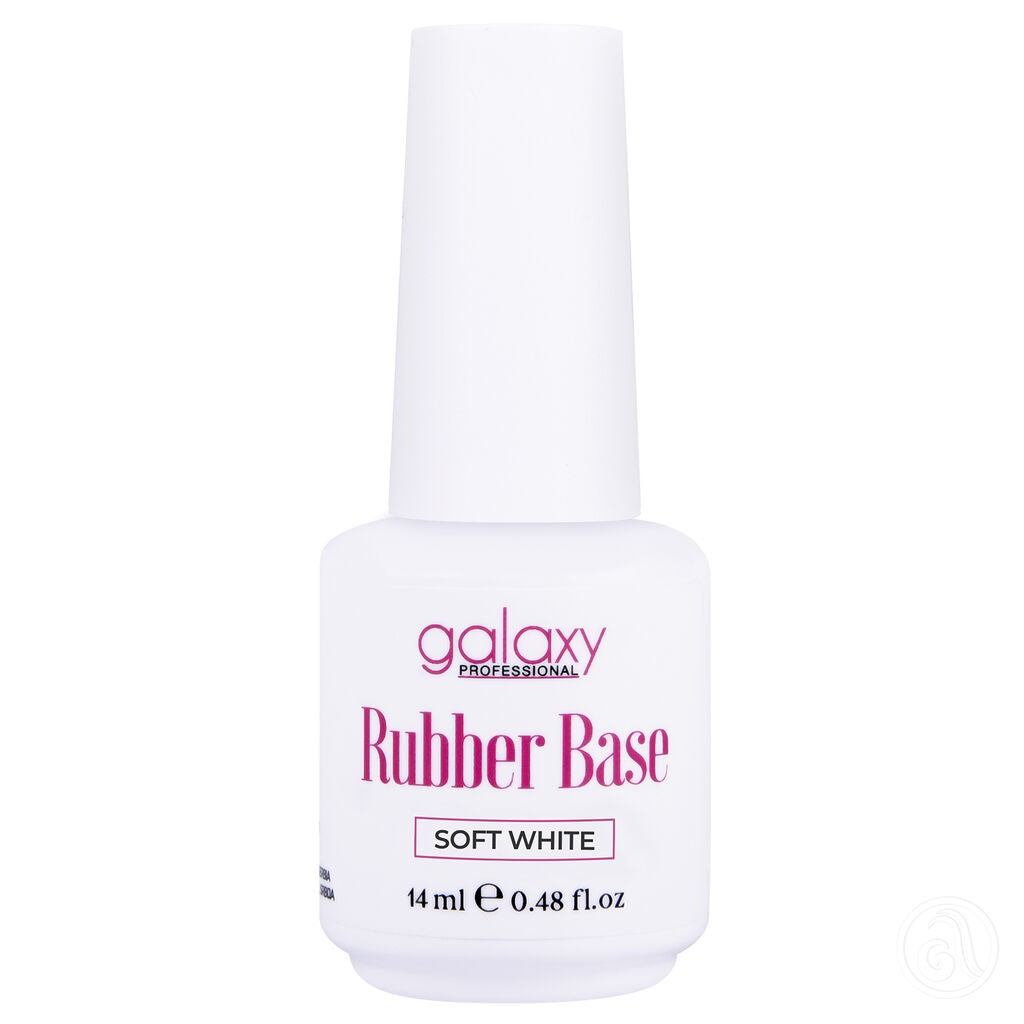 Galaxy Professional Rubber baza za nokte UV/LED Soft White, 14 ml
