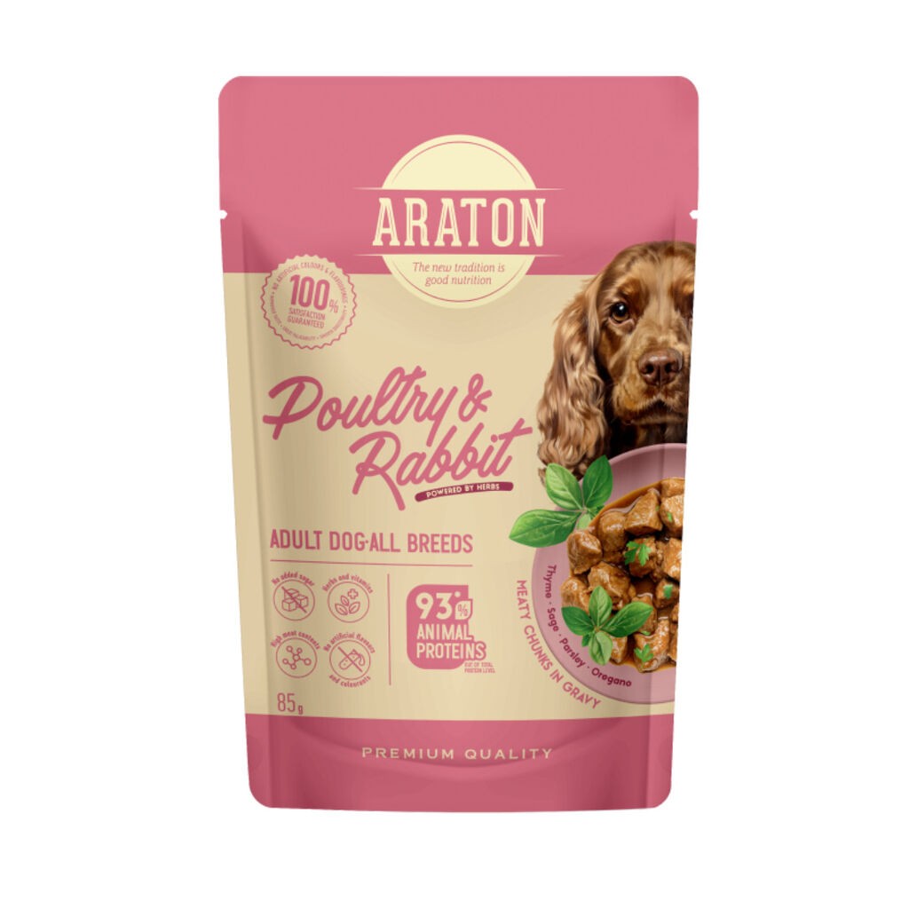 Araton Hrana za pse Adult, Piletina i zečetina, 85 g