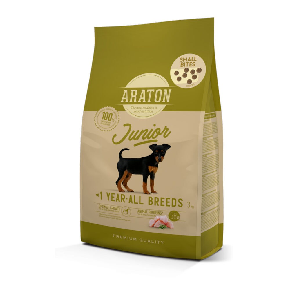 Araton Hrana za štence Junior, Piletina, 3 kg