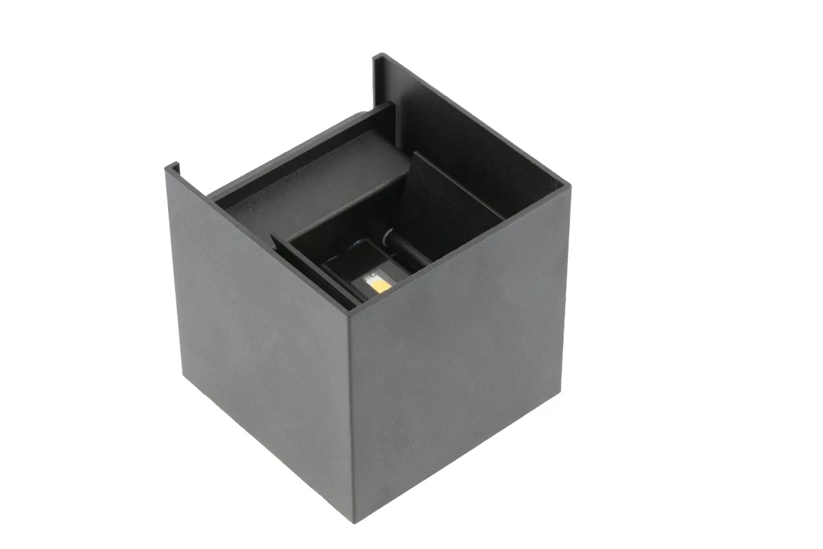 MISSOURI Zidna LED lampa K, 7W, 4000K, 540lm, IP54, siva