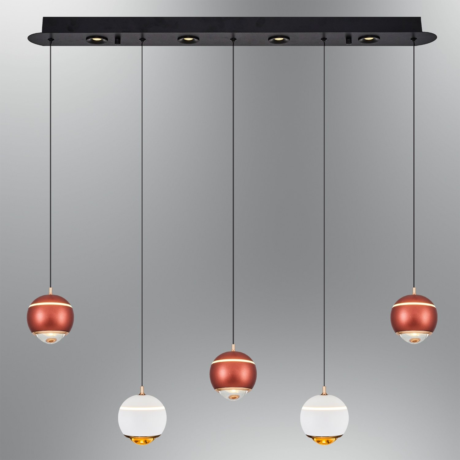 Opviq Luster 2806-5AS-0104, 120cm90cm 5x13W, LED