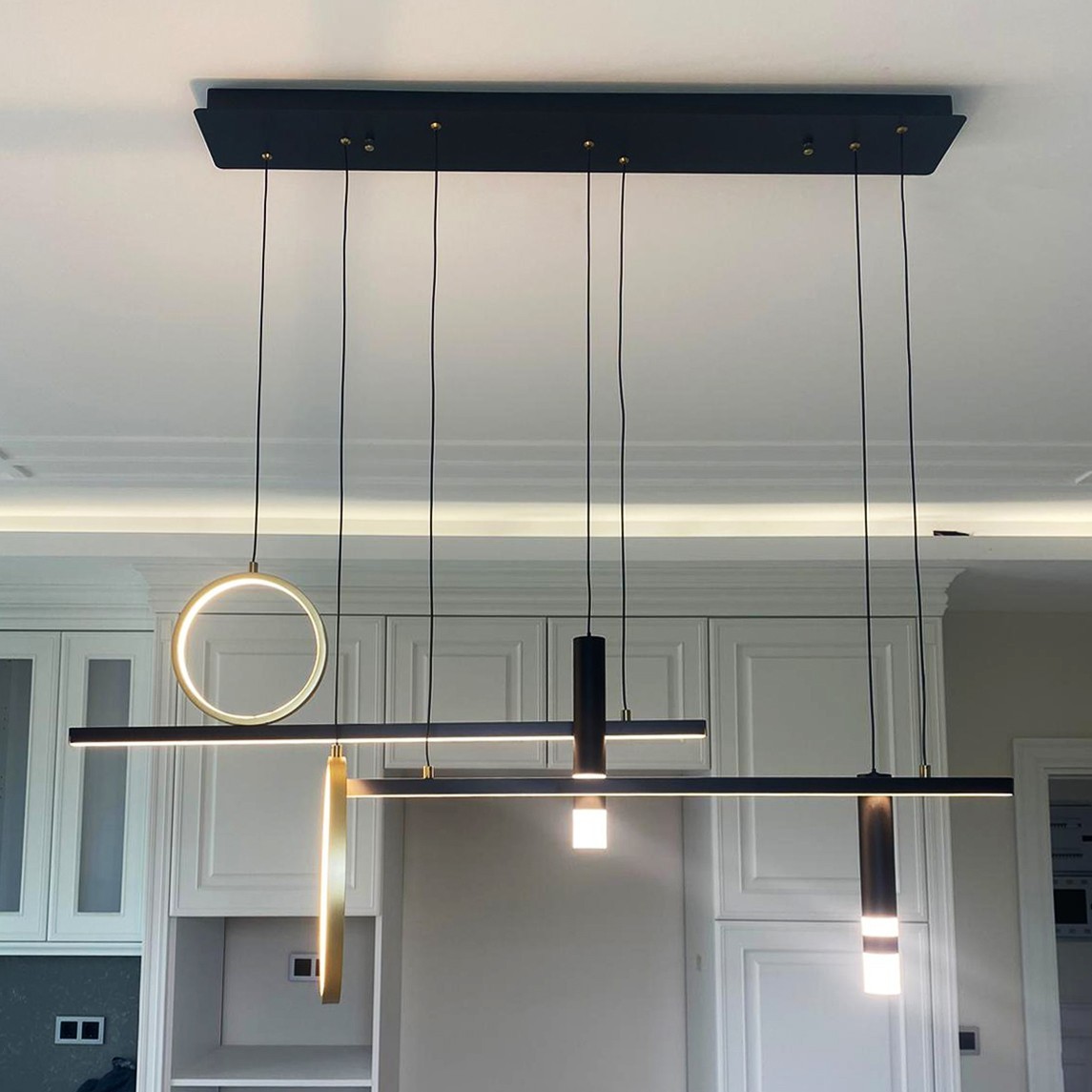 Opviq Luster 3135, 115 cm, 120 cm, 65 W, LED