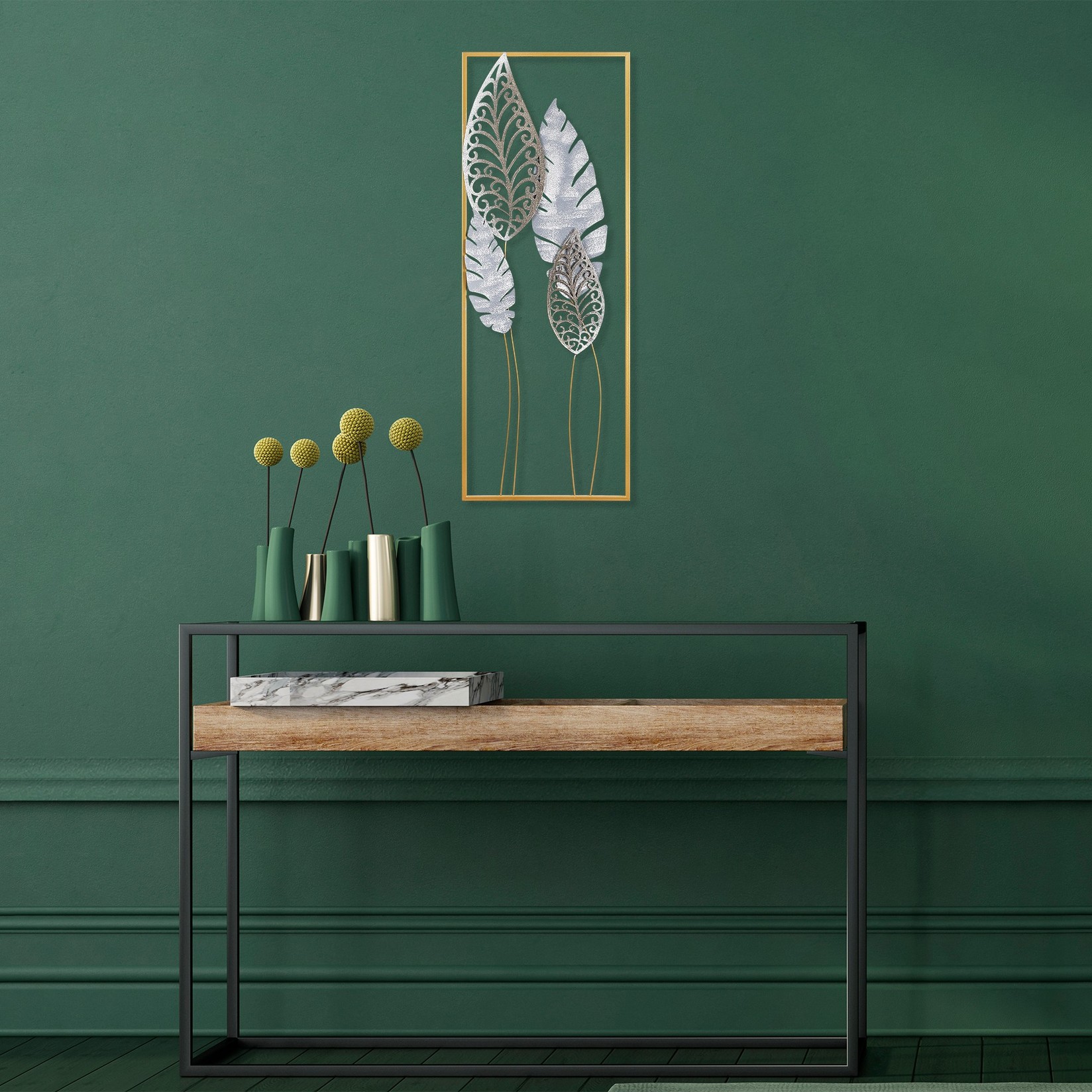 Wallity Zidna dekoracija Nezgep, 32x90x5 cm, Šarena