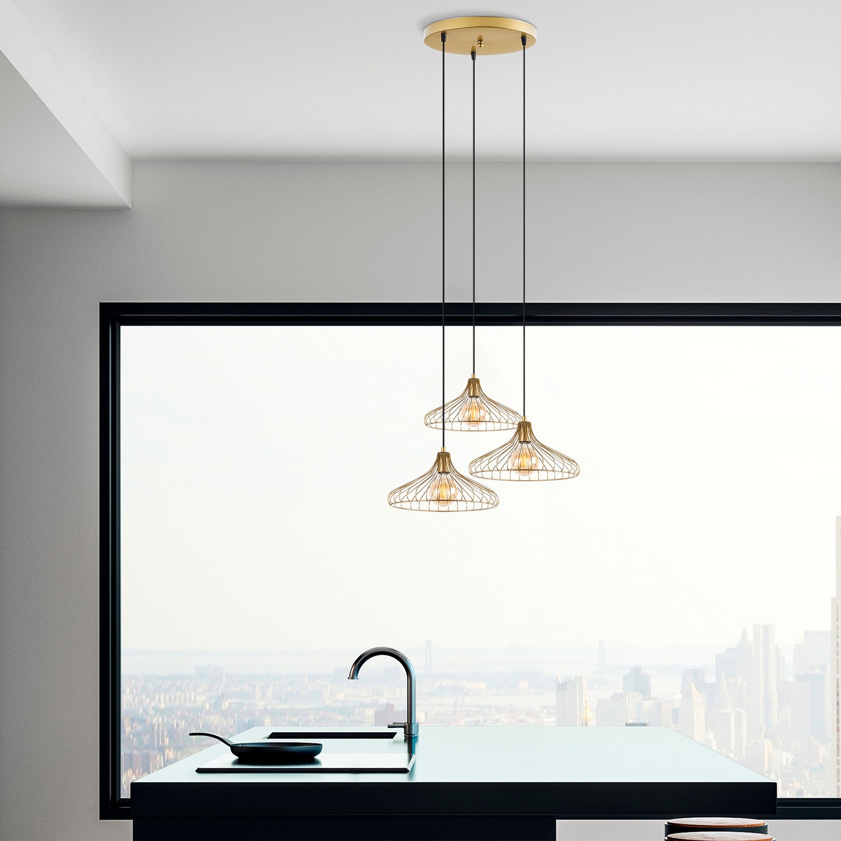 Opviq Luster Depay-11261, 65x64x120 cm, 3xE27