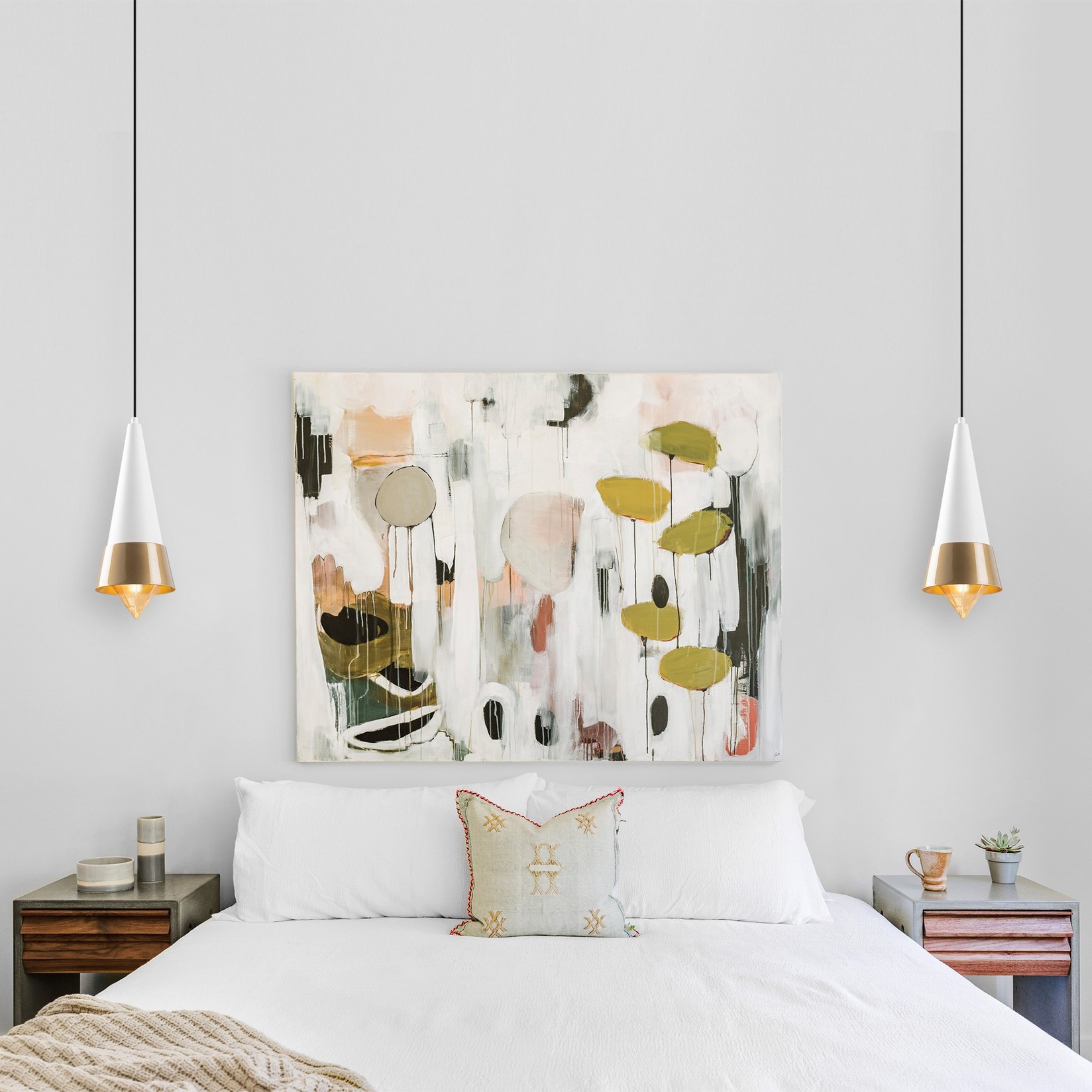 Opviq Luster Dodo-2532, 137cm19x19 cm, Bijela