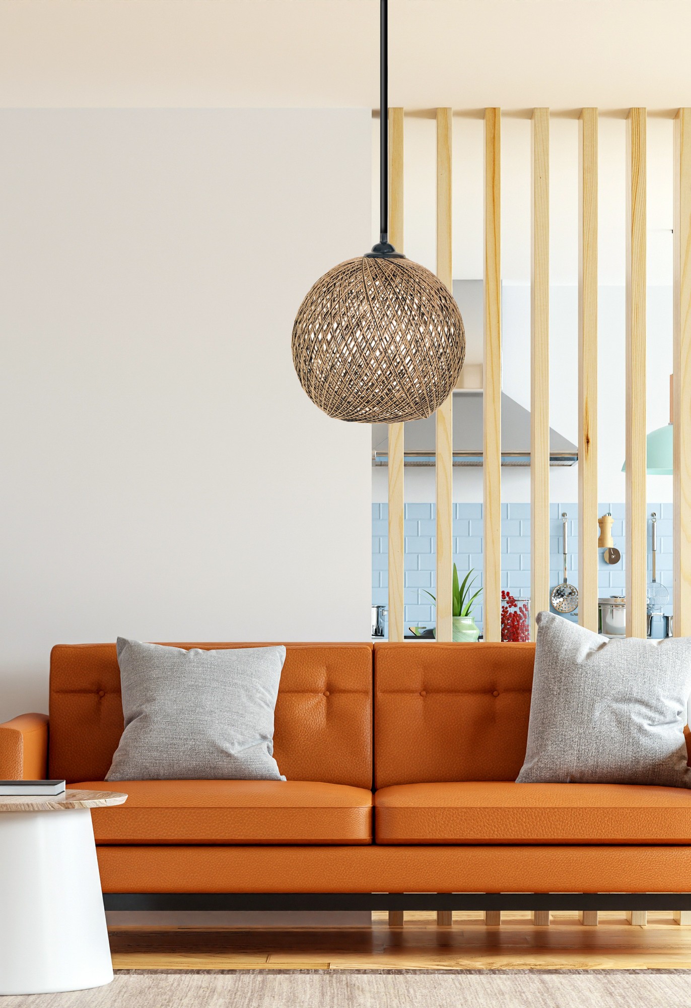 Opviq Luster 190-Jsi, 55cm, E27, smeđa