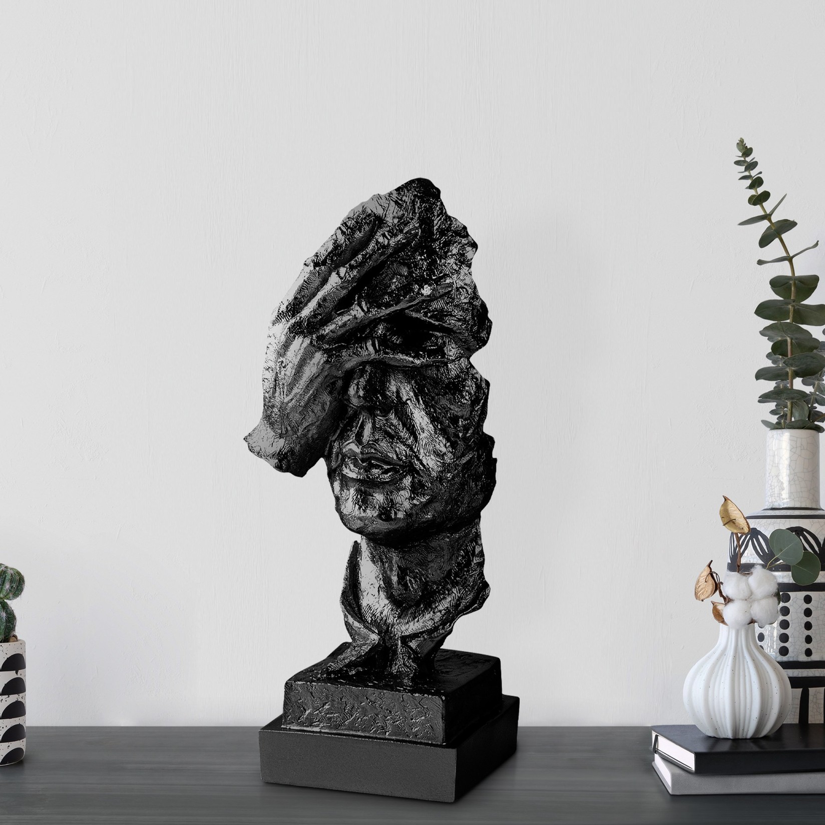 Aberto Design Dekorativna figura Yak-032-B, 14x33x11 cm