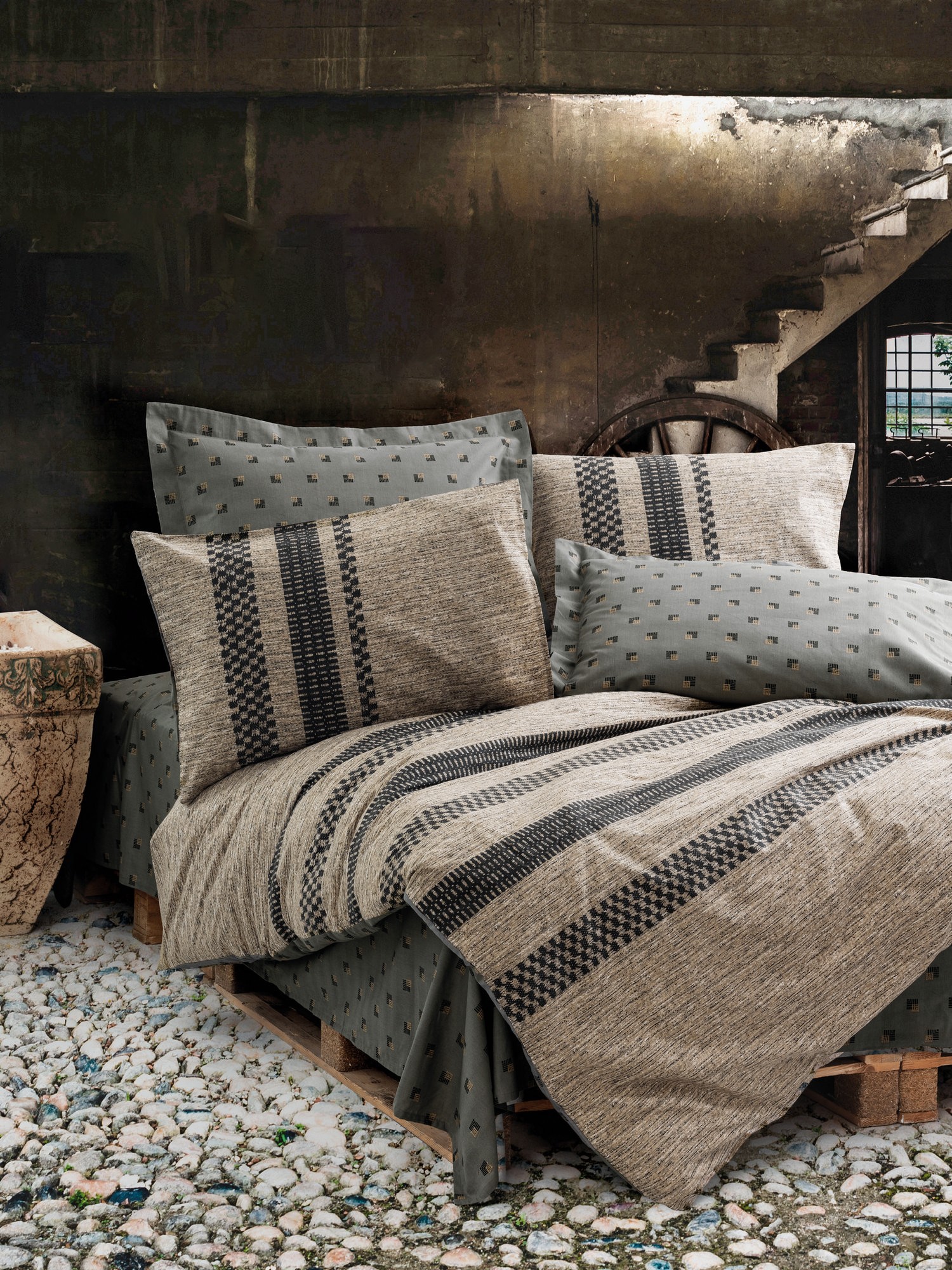 L'essentiel Maison set posteljine Arlo, 200x220 cm, šareni