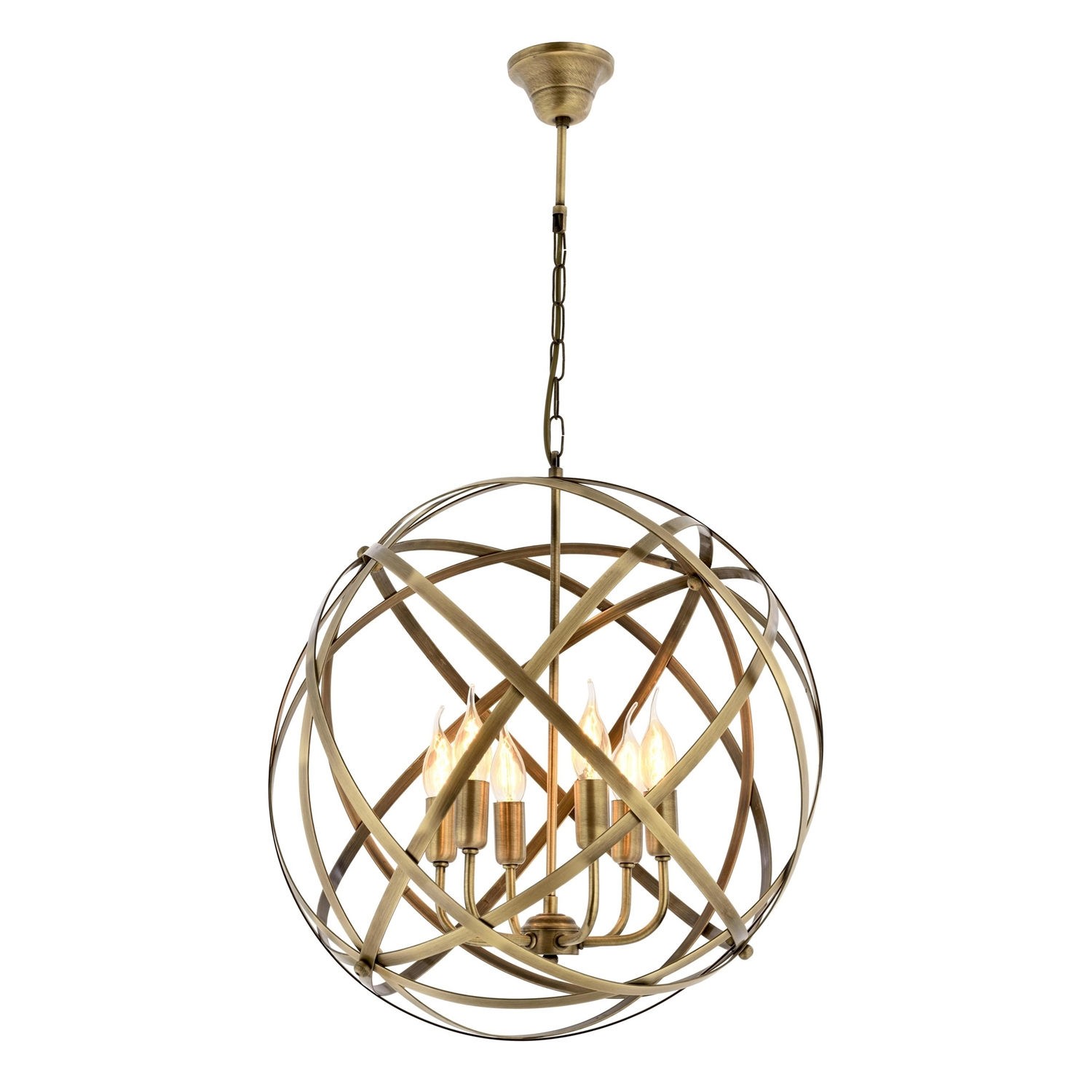 Opviq Luster AV-4183-6E, 90cm, 50 cm, 6xE14, zlato