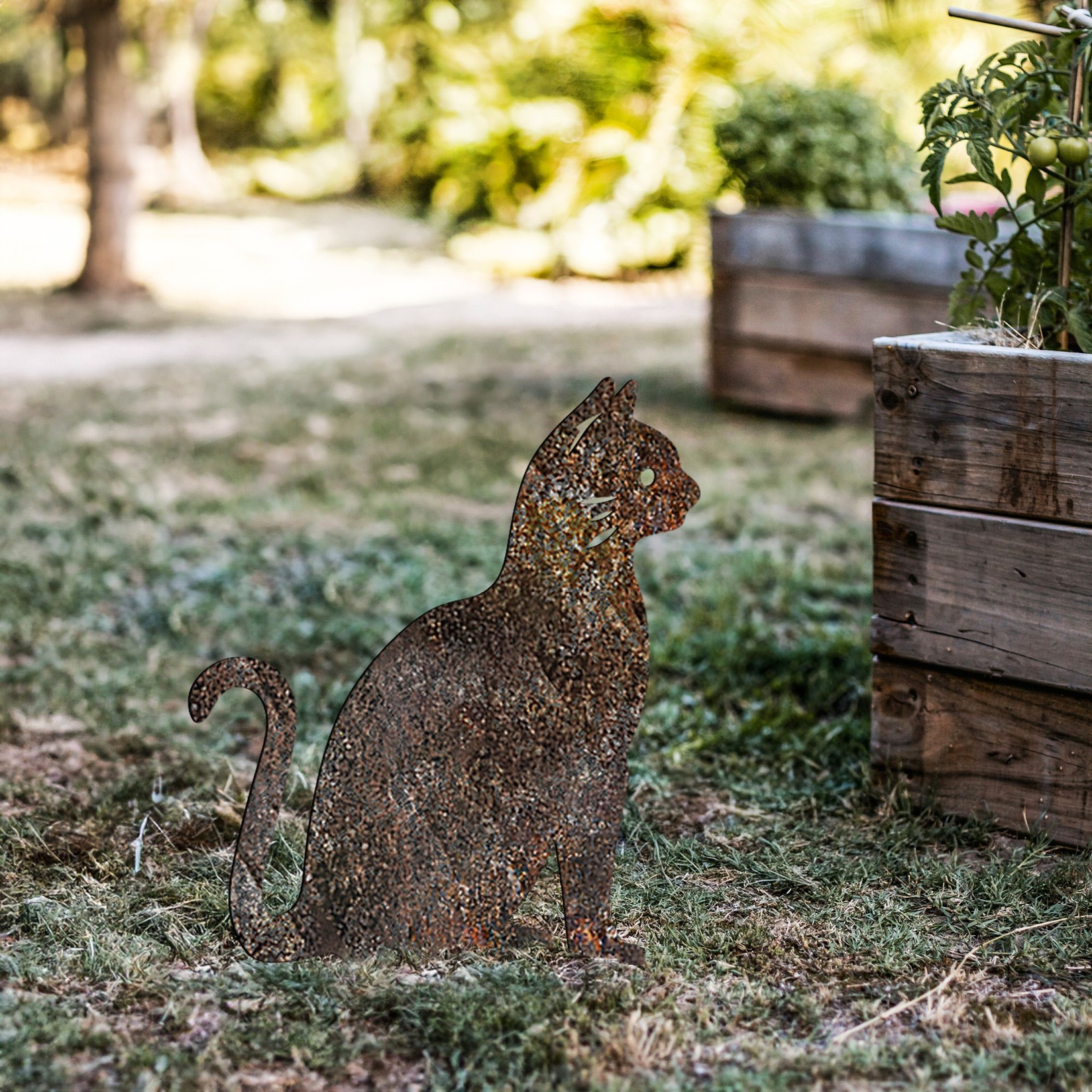 Aberto Design Dekorativna figura Mačka -A 02, 38x20 cm, 1,5 mm