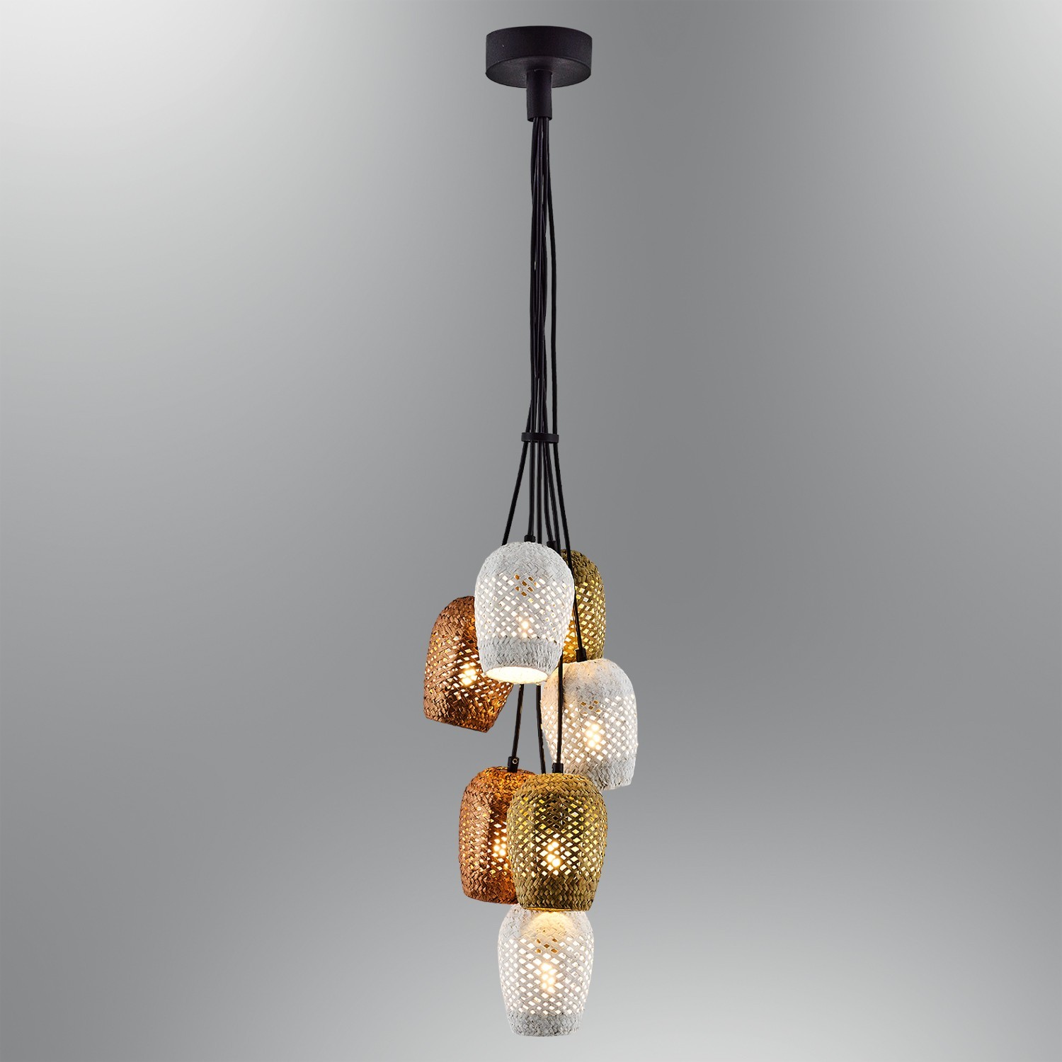 Opviq Luster 4461-10-7A, 120cm, 28cm 7x24W E14