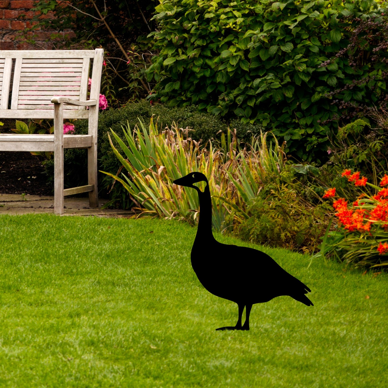 Aberto Design Dekorativna figura Guska 01, 64x44 cm, 1,5 mm