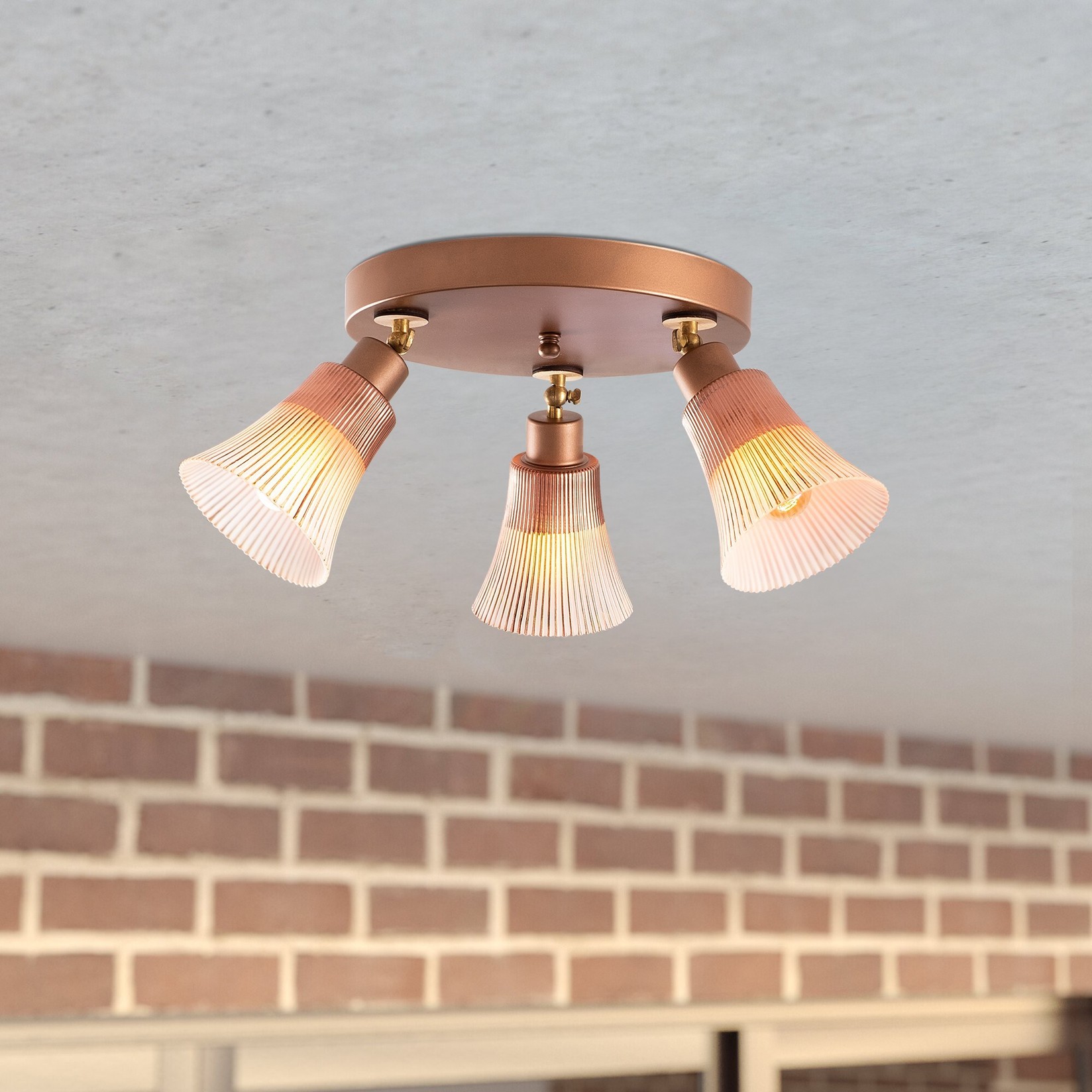 Opviq luster Foca-N-122, 48 cm, boja bakra